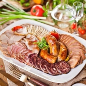 Сало в ресторане украинской кухни